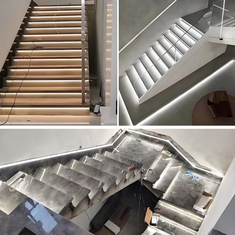 DAILT Y1010 Smart LED Stair Sensor Light - 24V Waterproof Outdoor Lighting Solution